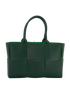 Small Arco Tote, &pound;850, Handbags, Green, Leather, Front view